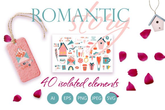 Download Sticker Pack with Love Symbols and Lette - Love symbols Collection