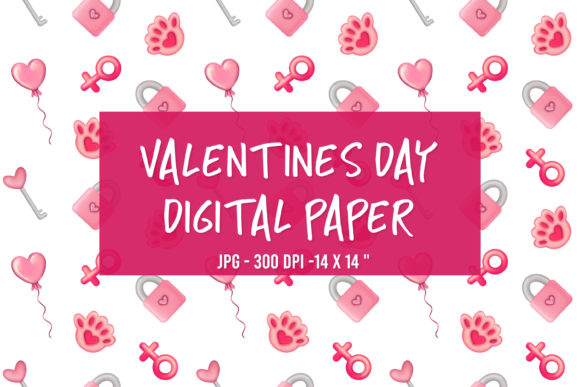 Download Pink Pattern with Love Symbols - Love symbols Collection