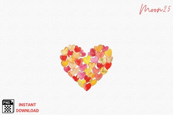 Download Watercolor Heart Love Valentine Png - Heart love Collection