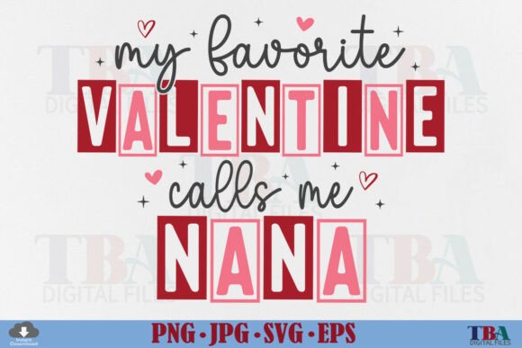 Download Nana Valentine Day Heart Love Grandma - Heart love Collection