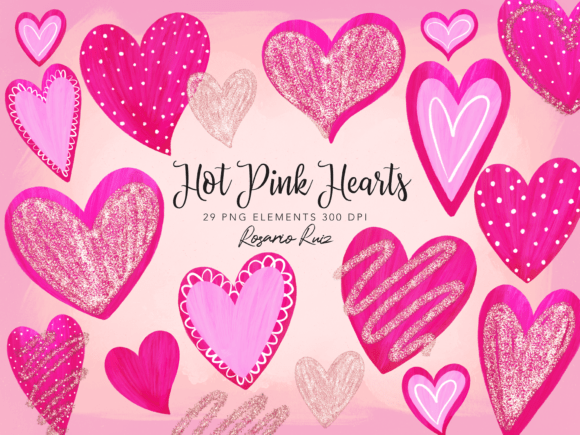 Download Magenta Heart Clipart Pink Valentine PNG - Pink valentine png Collection