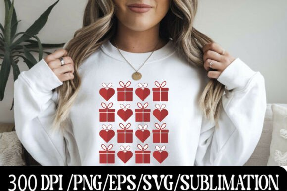 Download Valentine Hearts &amp; Gifts Pattern - Premium Resources