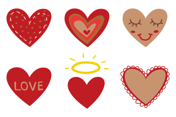 Download Cute Heart Set. Love Symbols. Romantic S - Love symbols Collection